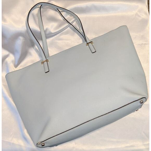 Kate Spade Cedar Street Harmony Tote Saffiano Leather Shoulder Bag Lt Blue EUC - Picture 3 of 12